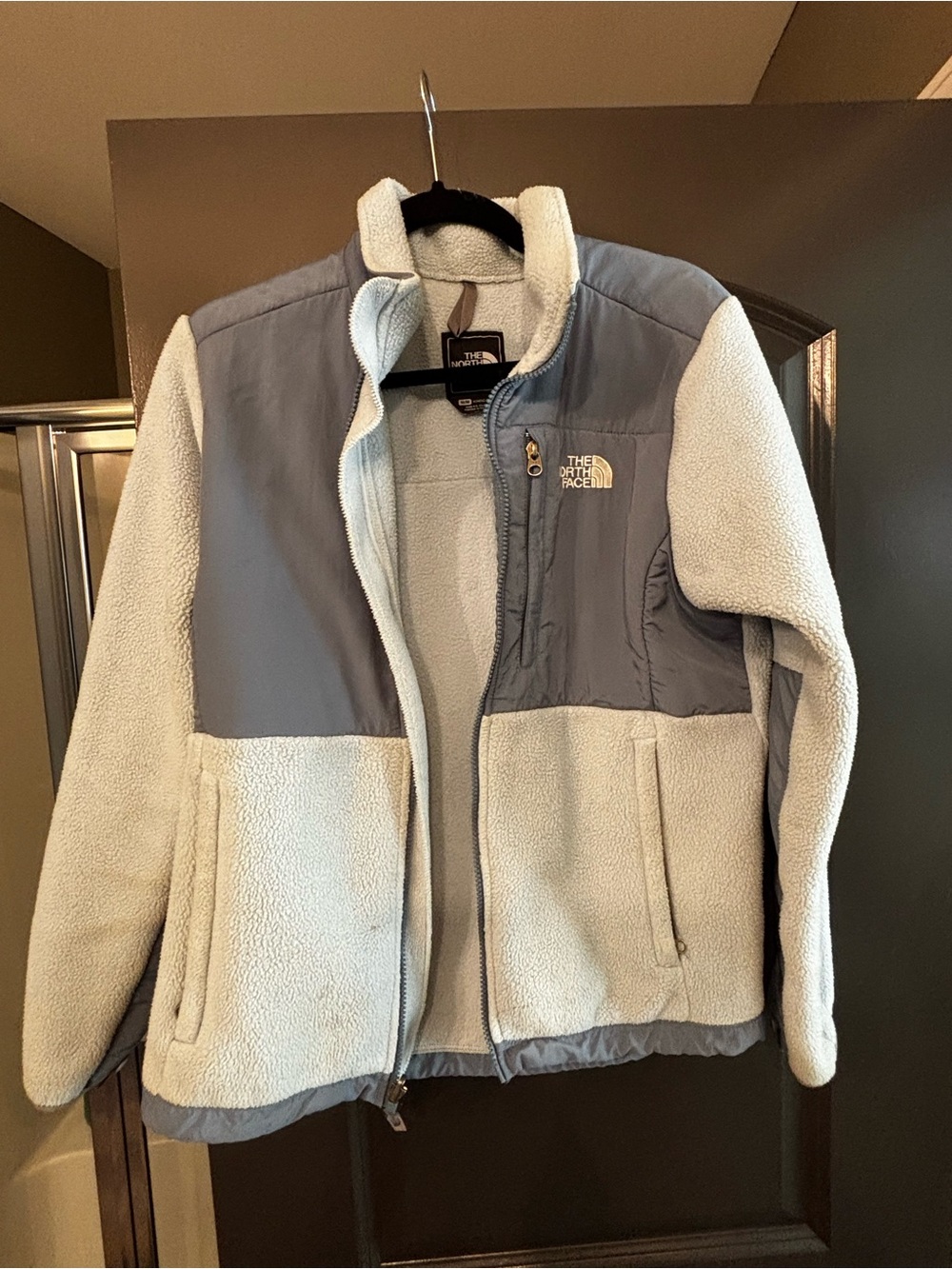 The North Face Light Blue and Slate Blue Fleece Jacket